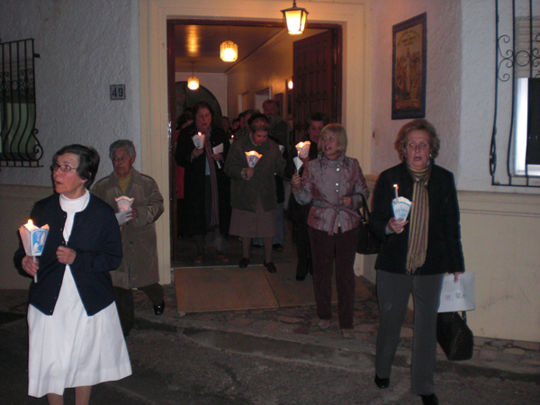 Celebración de Ntra. Sra. de Lourdes en la casa de Almería