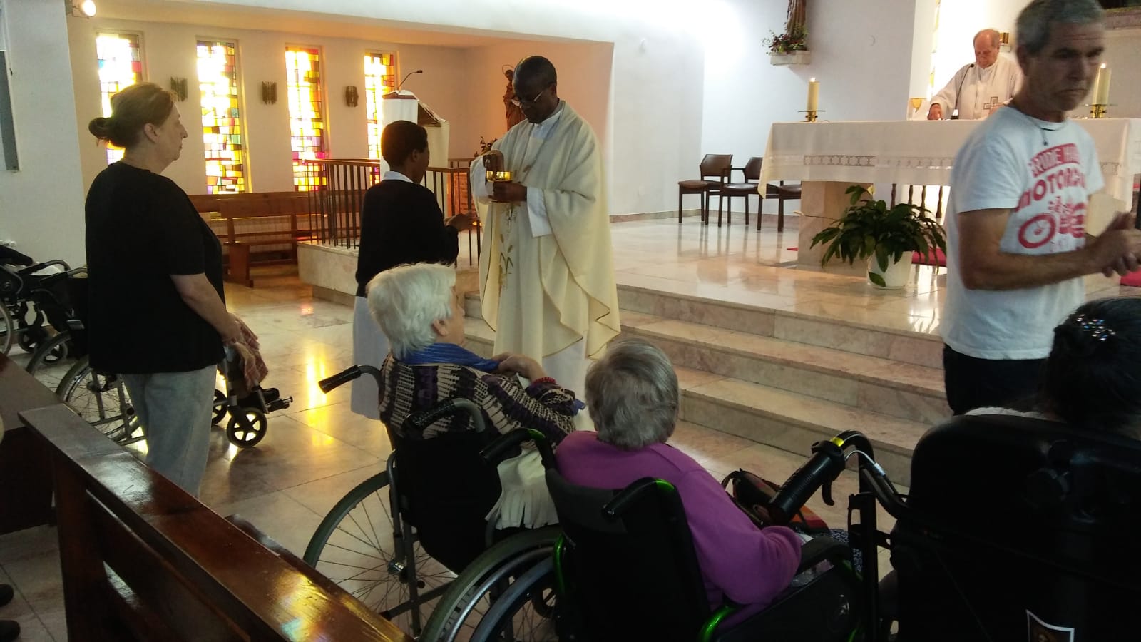 Visita Msr. Placide Lubamba, Obispo de Casongo (RDC), a la Casa de Bilbao